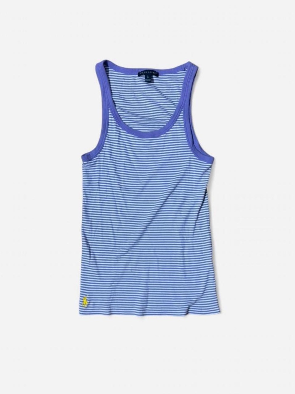 Striped Purple Racerback Tank Top - Picture 4 of 6